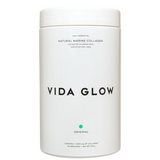 Vida Glow Natural Marine Collagen Original Glass Tub